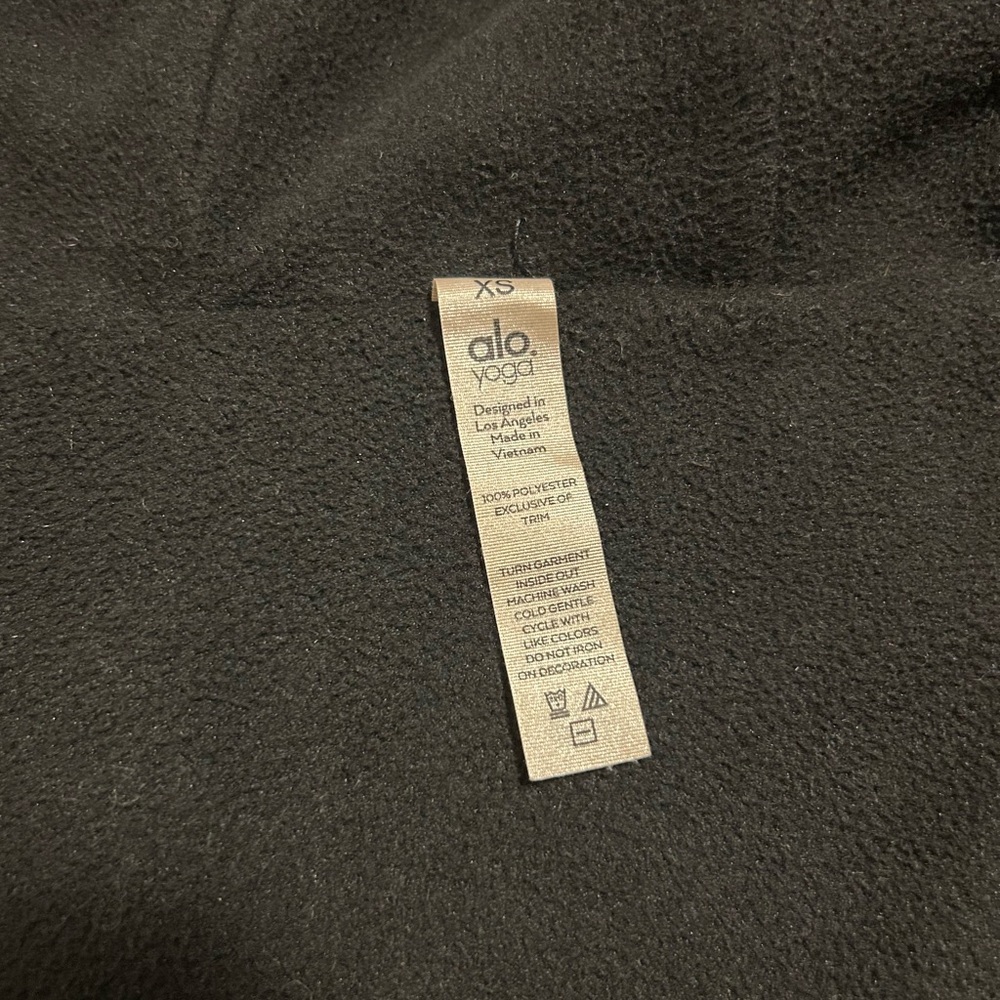 NWOT ALO Yoga Legion Reversible Hooded Oversized Black Jacket (Sz XS) - Picture 10 of 11